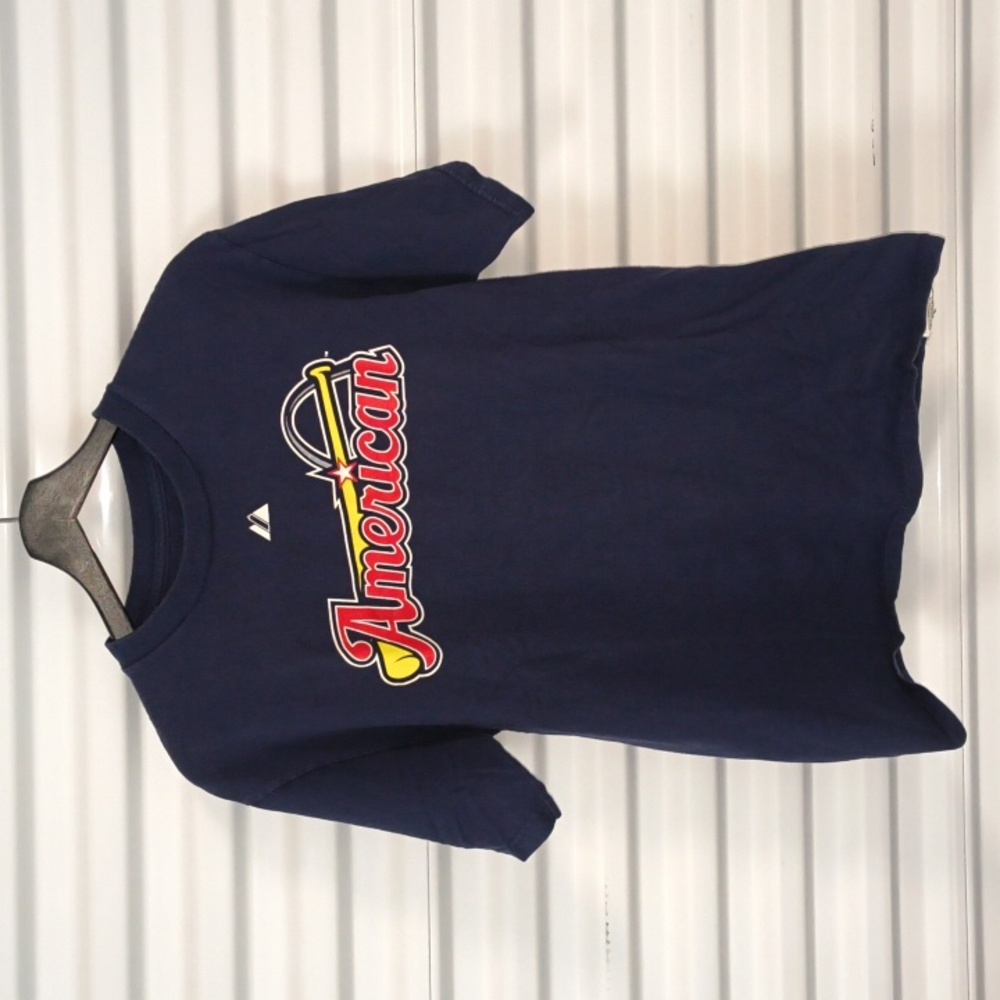 2009 MLB Majestic American Joe Mauer #7 All-Star Game  Short Sleeve T-shirt M
